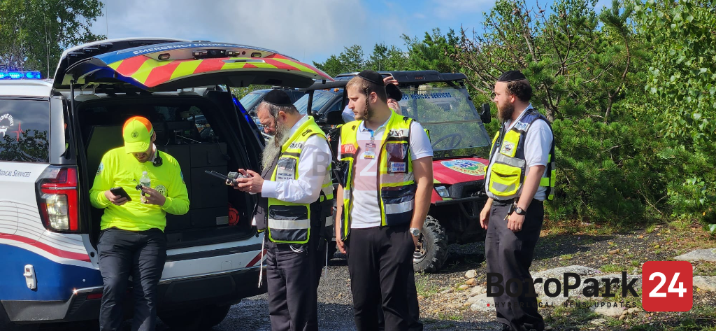 Multi-agency teams coordinating during the search