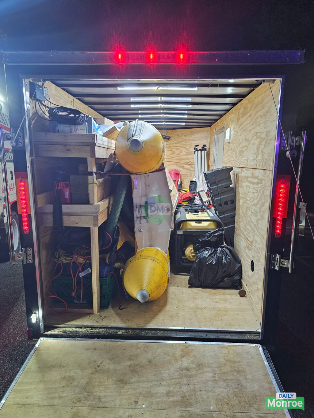 Chavivim volunteers loading rescue boats and equipment for deployment to Florida ahead of Hurricane Milton