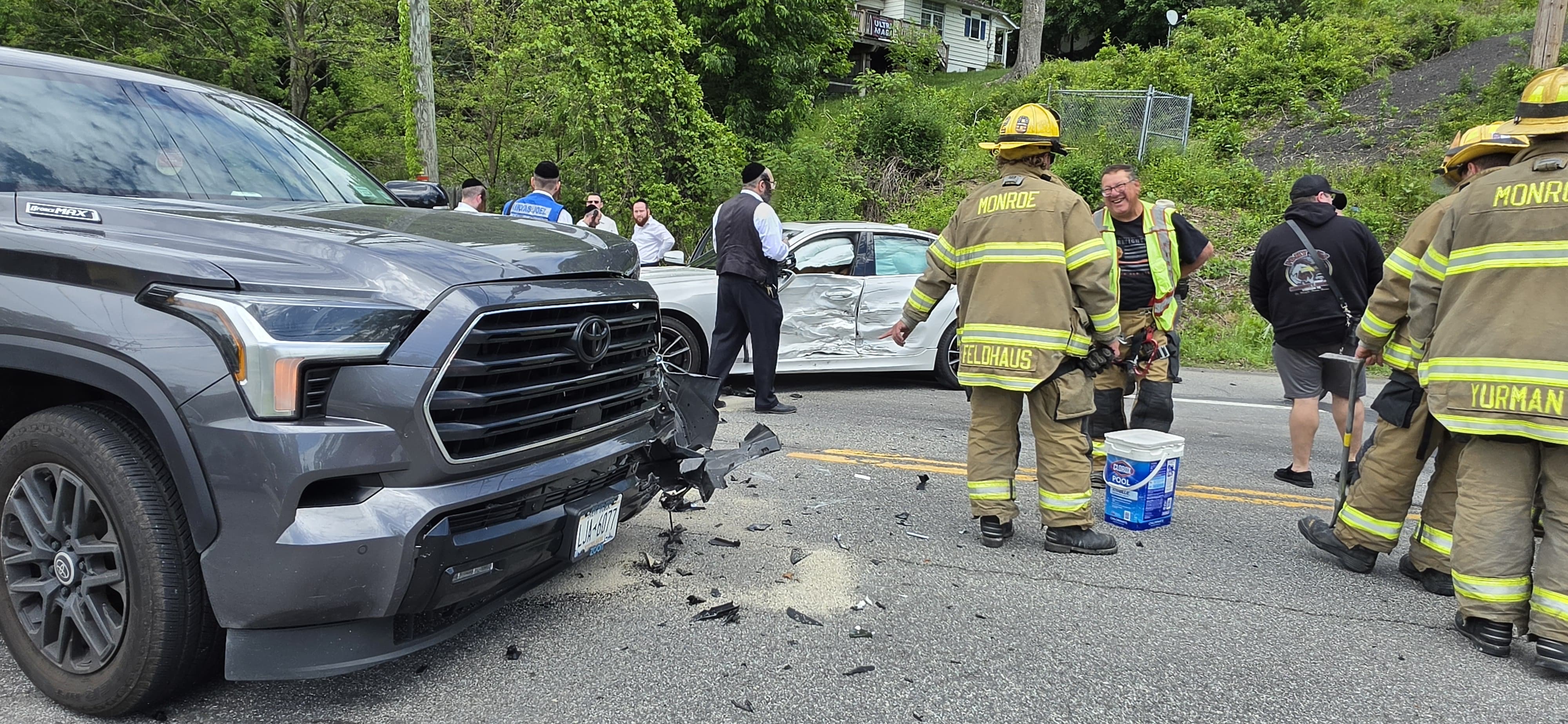 Chavivim Works Two Back-to-Back Crashes at NY-208 and Orange & Rockland Road